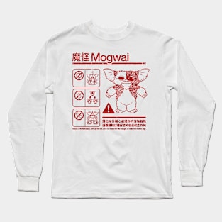 Mogwai Warning Long Sleeve T-Shirt